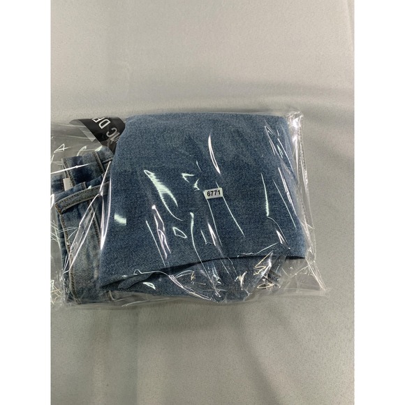 Cello Jeans Womens 00 23 Blue Super High Rise Mom Fit Distressed Denim Authentic - Picture 13 of 13